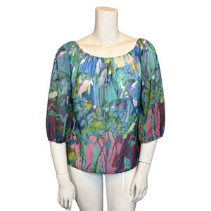 Claire Desjardins Artistic Blouse, L, NWT